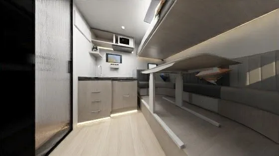 3400mm Off Road Motorhome Containers