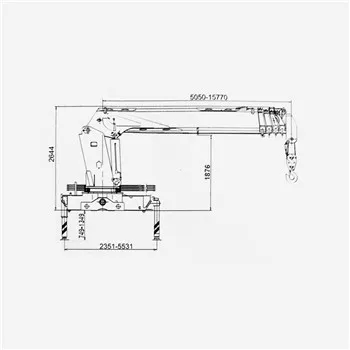 14 Tonnen LKW-montierter Teleskopkran